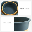 Balde retrátil de silicone com alça multifuncional